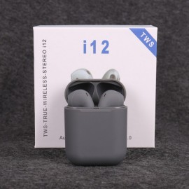AURICOLARI BTH I12 5.0 TWS BLUETOOTH SILVER