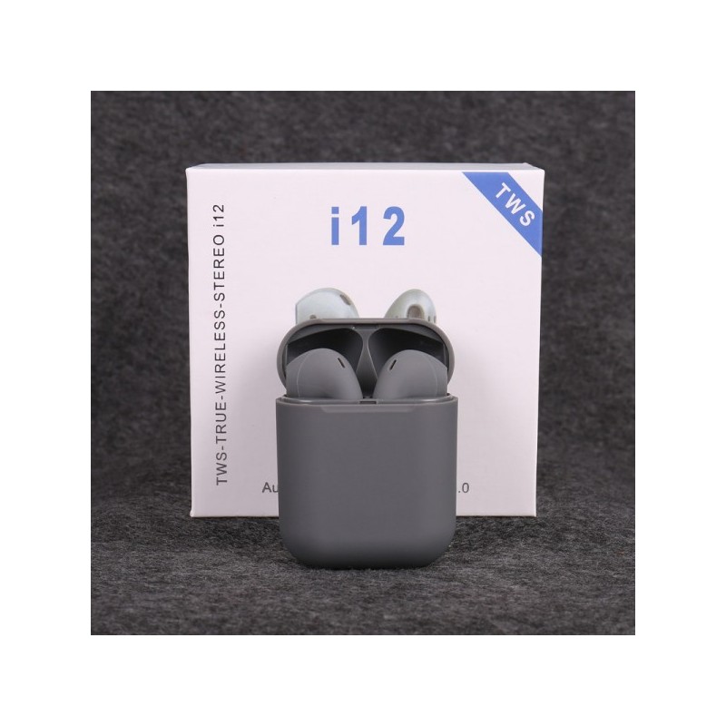 AURICOLARI BTH I12 5.0 TWS BLUETOOTH SILVER