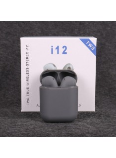 AURICOLARI BTH I12 5.0 TWS BLUETOOTH SILVER