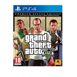 VIDEOGIOCO GTA V - GRAND THEFT AUTO 5 PREMIUM ONLINE ED. - PER PS4