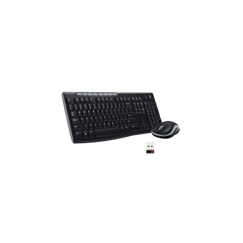 KIT MK270 TASTIERA + MOUSE WIRELESS NERA
