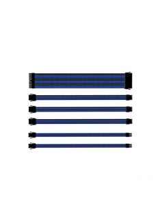 KIT GESTIONE CAVI INTERNO PC SLEEVATO BLUE/BLACK 30 CM (CMA-SEST16BLBK1-GL)