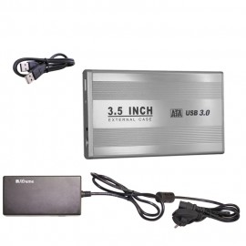 BOX ESTERNO 3.5" (29015) SATA USB 3.0 SILVER