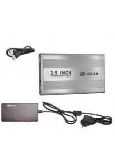 BOX ESTERNO 3.5" (29015) SATA USB 3.0 SILVER