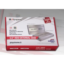 BOX ESTERNO 3.5" (29010) SATA USB 2.0 SILVER