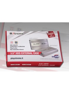 BOX ESTERNO 3.5" (29010) SATA USB 2.0 SILVER