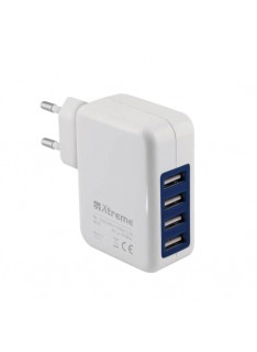 CARICATORE 4 PORTE USB PER TABLET/SMARTPHONE