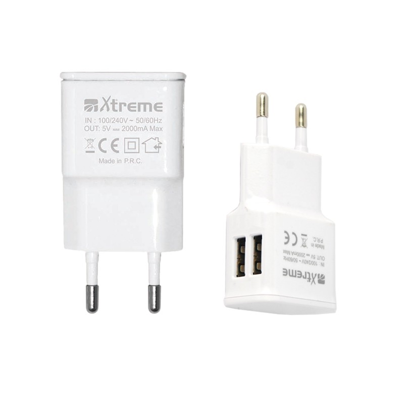 CARICATORE 2 USB 5V BIANCO (40145)
