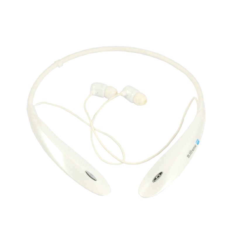 AURICOLARE SPORT DA COLLO WIRELESS BT4.0 BIANCO