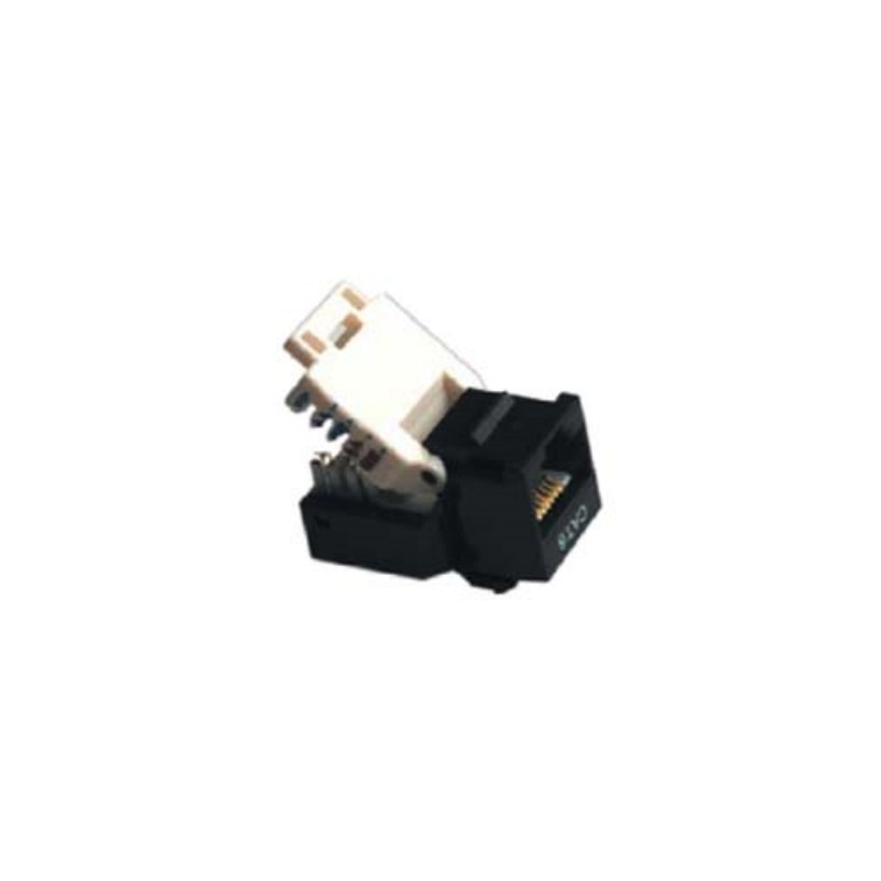 KEYSTONE JACK RJ45 CAT.5E NON SCHERMATO TIPO NERO