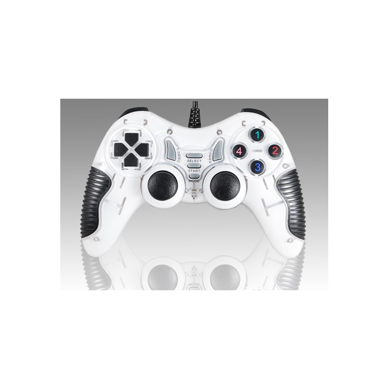 GAMEPAD JOYPAD FORCESHOCK USB 2.0 PER PC BIANCO (94271)