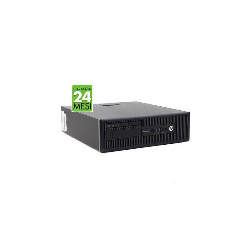 PC HP PRO 600 G1 SFF INTEL CORE I5-4570 4GB 240GB SSD WINDOWS 10 PRO - RICONDIZIONATO - GAR. 24 MESI