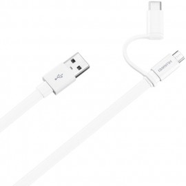 CAVO AP55S USB TYPE-A CON MICRO-USB + TYPE-C RICARICA 2IN1