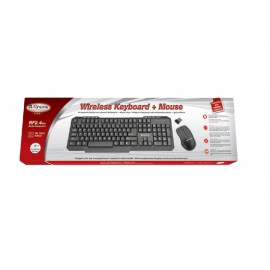 KIT TASTIERA + MOUSE 34631 WIRELESS NERA