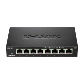 SWITCH RETE 8 PORTE 10/100 DES-108