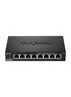 SWITCH RETE 8 PORTE 10/100 DES-108
