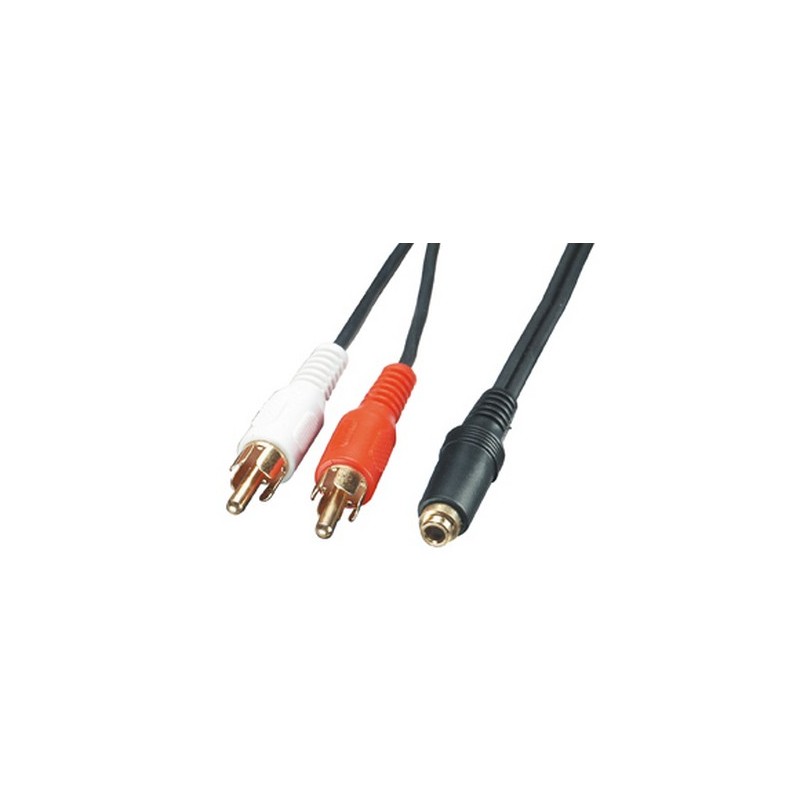 CAVO ADATTATORE AUDIO STEREO LINDY 25 CM (35487)