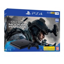 CONSOLE PLAYSTATION PS4 1TB CHASSIS SLIM BLACK + CALL OF DUTY: MODERN WARFARE