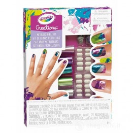 GIOCATTOLI CREATIONS - SET UNGHIE METALLIZZATE