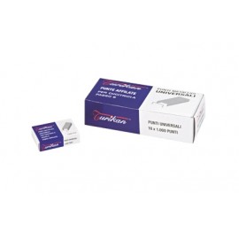 PUNTI METALLICI UNIVERSALI 6/4 - CONF. DA 10 PZ (1000 PUNTI TOTALI)