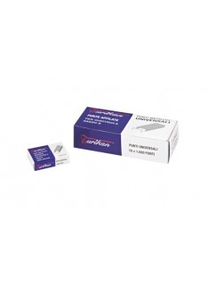 PUNTI METALLICI UNIVERSALI 6/4 - CONF. DA 10 PZ (1000 PUNTI TOTALI)