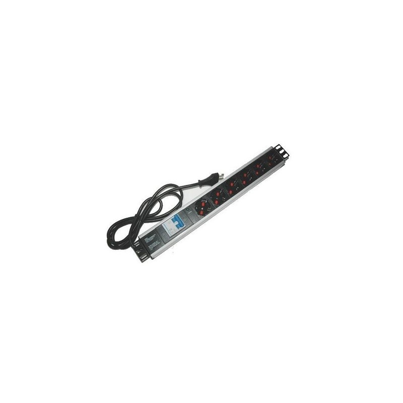 MULTIPRESA PER RACK 19" 6 PRESE (LP954)