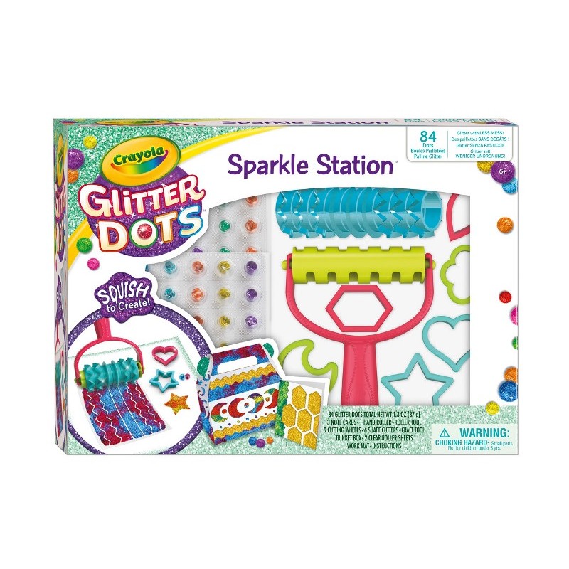 GIOCATTOLI DECORAZIONI GLITTER DOTS SPARKLE STATION