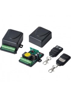 KIT RICEVITORE DA INTERNO 433MHZ 2 TELECOMANDI (JJ-JS-084)