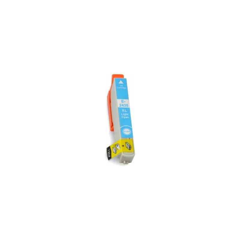 CARTUCCIA COMPATIBILE EPSON T2435 LIGHT CIANO