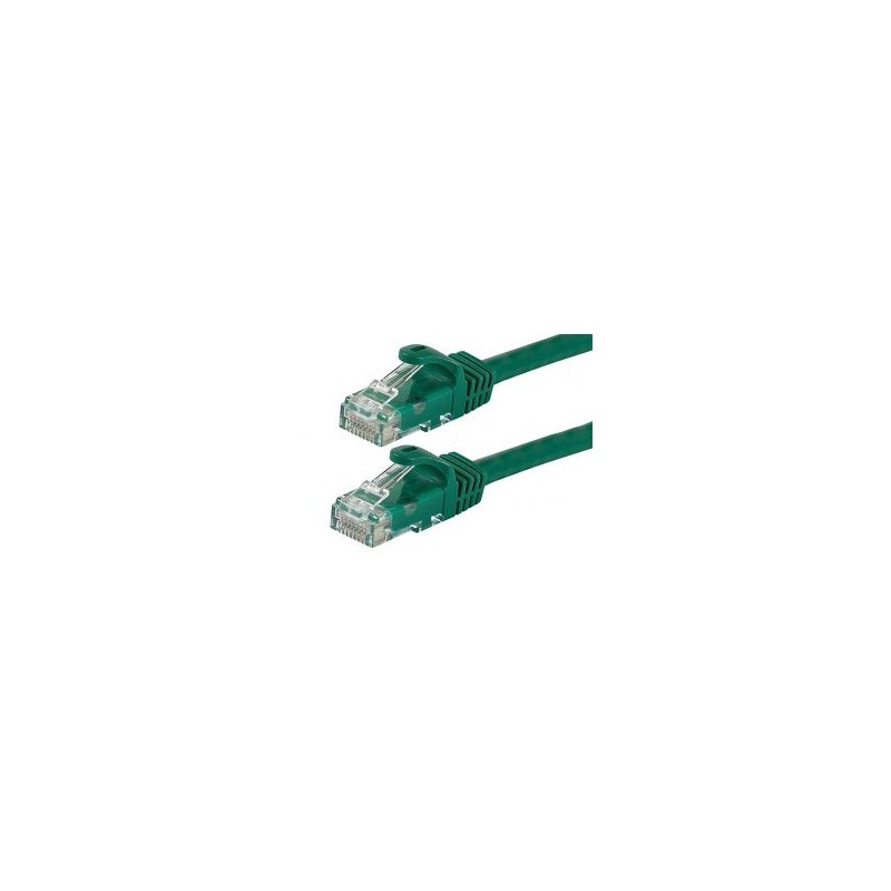 CAVO DI RETE DRITTO UTP CAT.6E 0.5 MT (CV-PU6CCP-005-GN)