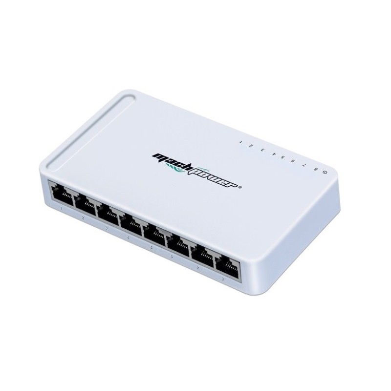 SWITCH RETE 8 PORTE 10/100/1000 MBPS (SW-UG8L-018P)