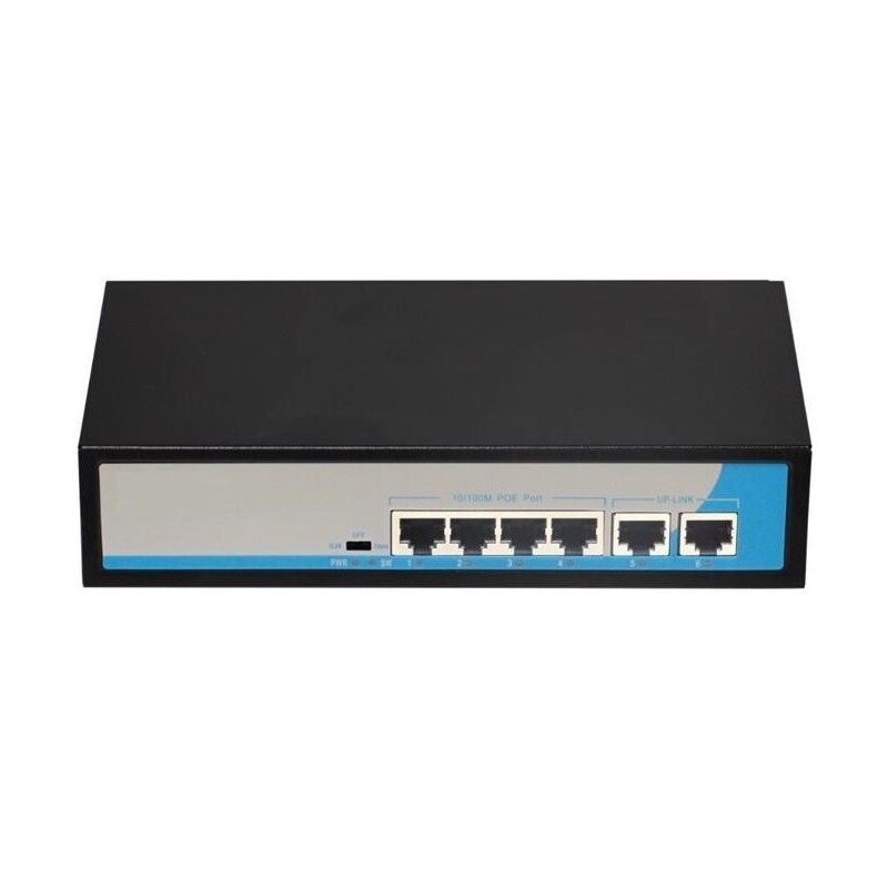 SWITCH RETE 6 PORTE 10/100 MBPS POE (SW-UF4P2LV-066)