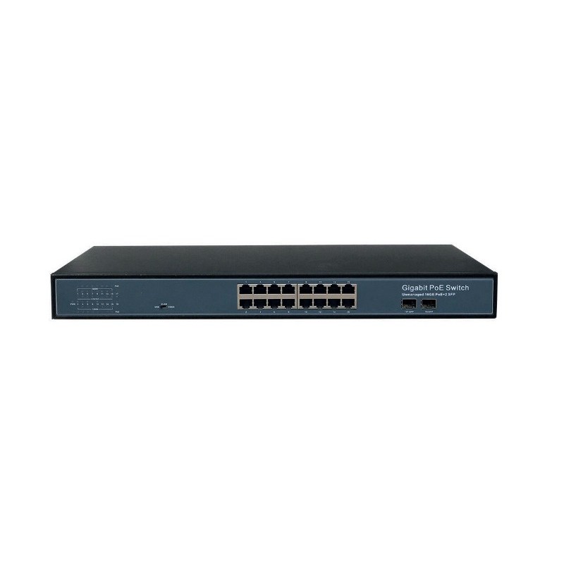 SWITCH RETE 16 PORTE 10/100/1000 MBPS POE (SW-UG16P2SV-071)