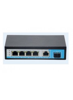 SWITCH RETE 4 PORTE 10/100/1000 MBPS POE (SW-UG4P1L1S-068)