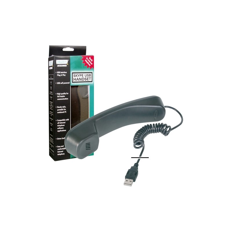 CORNETTA TELEFONICA USB X USO VOIP E SKYPE (DA-70772)