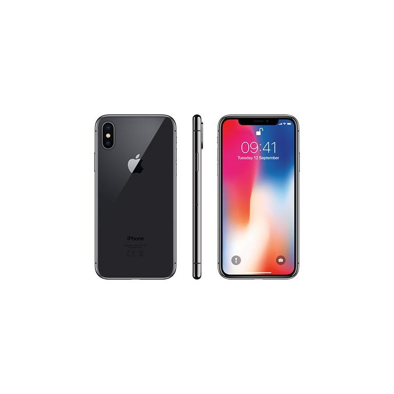 SMARTPHONE IPHONE X 256GB SPACE GRAY (MQC12) - RICONDIZIONATO - GAR. 12 MESI - GRADO A