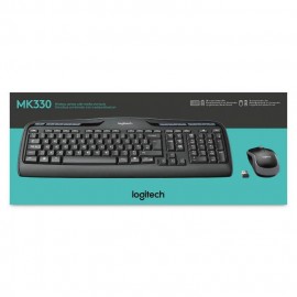 KIT MK330 TASTIERA + MOUSE WIRELESS NERA