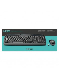 KIT MK330 TASTIERA + MOUSE WIRELESS NERA