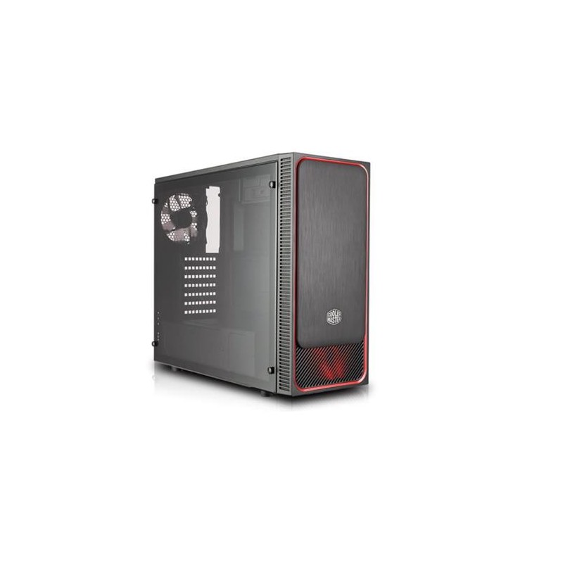 CASE MASTERBOX E500L RED (MCB-E500L-KA5N-S01) NO ALIMENTATORE