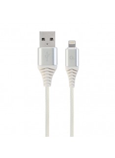 CAVO RICARICA CCUSB2BAMLM1MBW2 1MT ARGENTO/BIANCO
