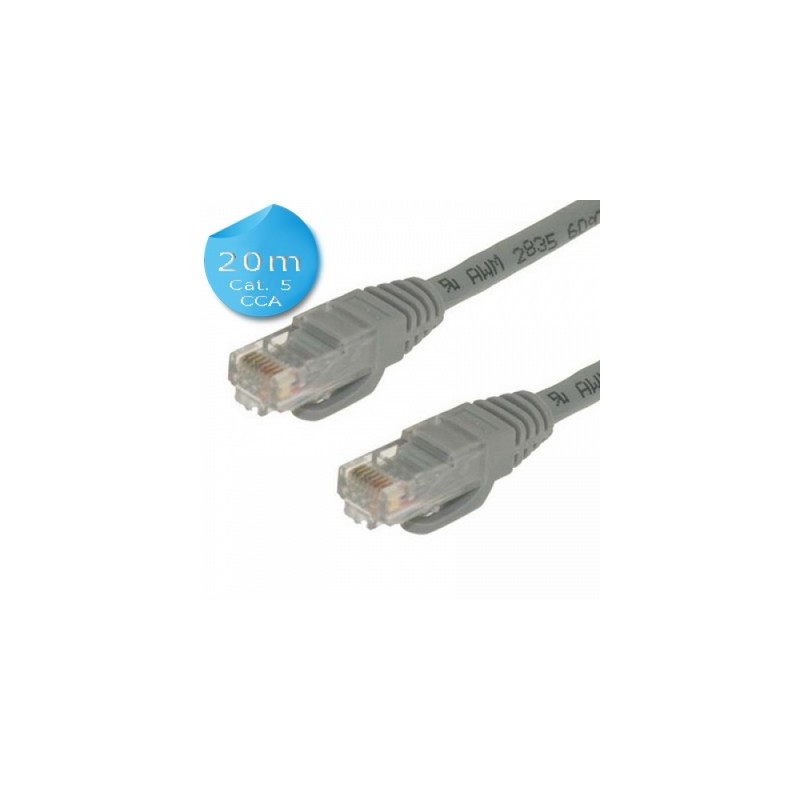 CAVO DI RETE DRITTO NON SCHERMATO CAT.5E 20 MT (CV-LAN-005)
