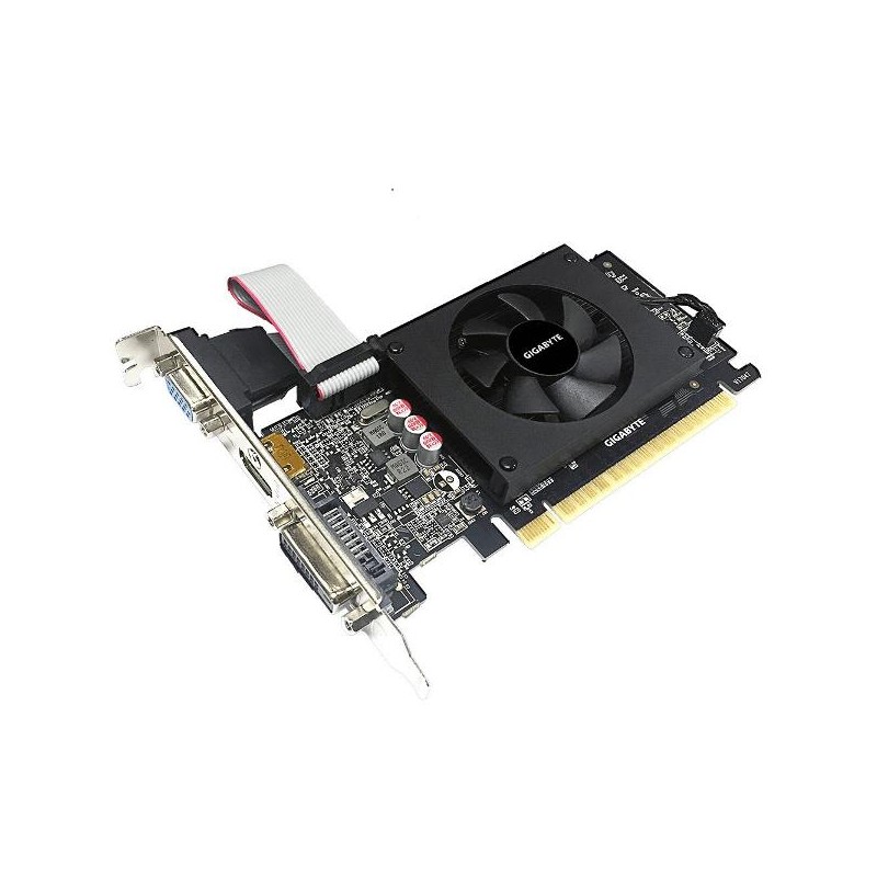 SCHEDA VIDEO GEFORCE GT710 2 GB PCI-E LP (GV-N710D5-2GI)