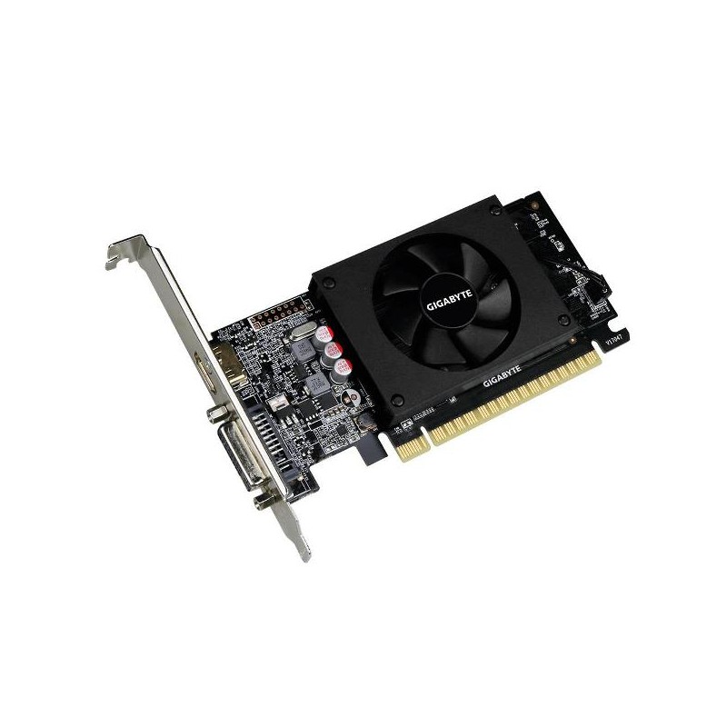 SCHEDA VIDEO GEFORCE GT710 1 GB PCI-E LP (GV-N710D5-1GL)