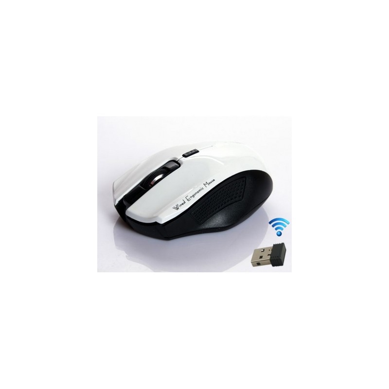 MOUSE OTTICO MO-W-Q4-W BIANCO WIRELESS