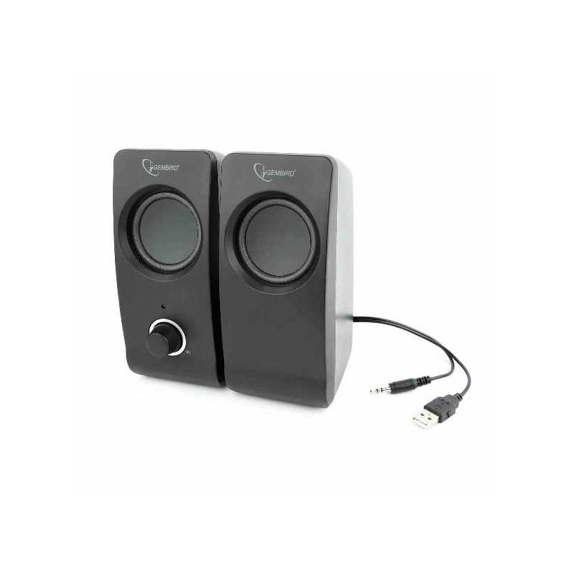 CASSE SPK-DU-01 2.0 USB NERE