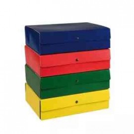 SCATOLA PORTAPROGETTO - DORSO 14 CM - BLU - 5 PZ