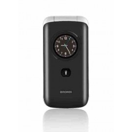 CELLULARE AMICO CLOCK DUAL SIM NERO/SILVER