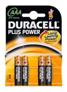 BATTERIE ALCALINE MINISTILO PLUS AAA CONF. 4PZ