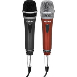 KIT MICROFONI DINAMICI NERO E ROSSO (DM 522)