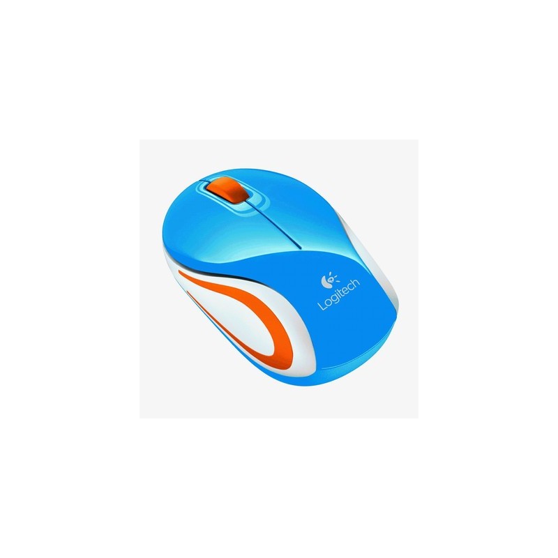 MOUSE MINI M187 BLU WIRELESS (910-002733)